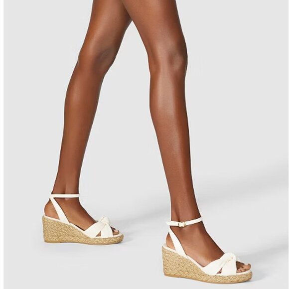 Stuart Weitzman Playa Espadrille Wedge Sandal Size 7.5 - Picture 8 of 8